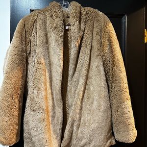 Faux fur jacket